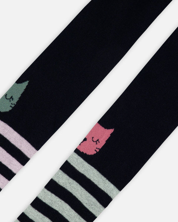 Collants en tricot Chat pour bébé et enfant H20ET