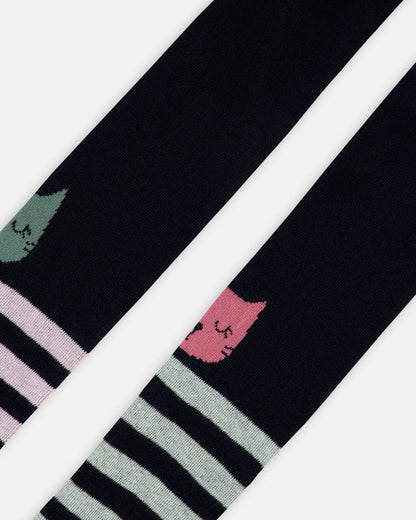 Collants en tricot Chat pour bébé et enfant H20ET