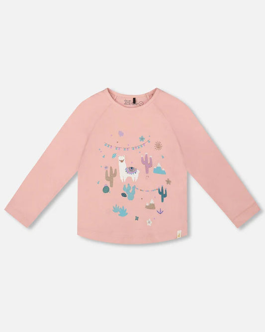 T-shirt Lamas en folie H20M70