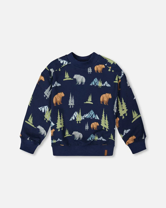 Sweatshirt en molleton Ours H20U37