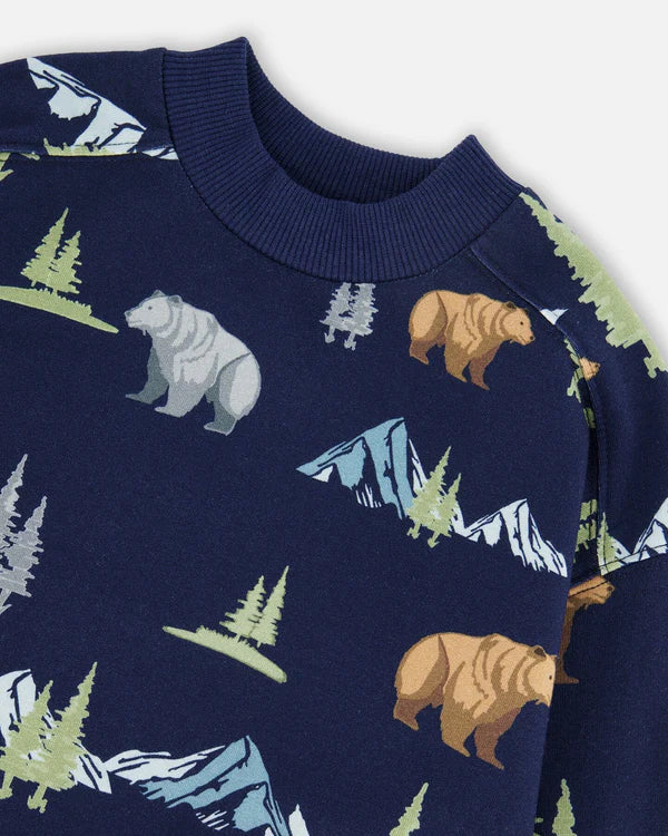 Sweatshirt en molleton Ours H20U37