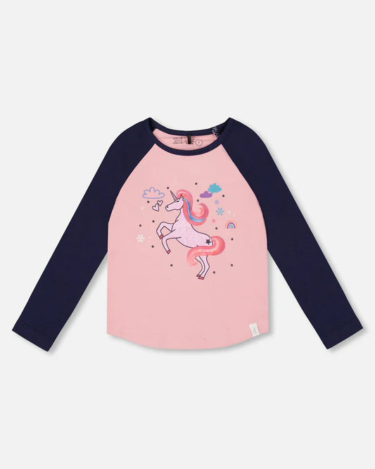 T-shirt raglan licorne H20Z70