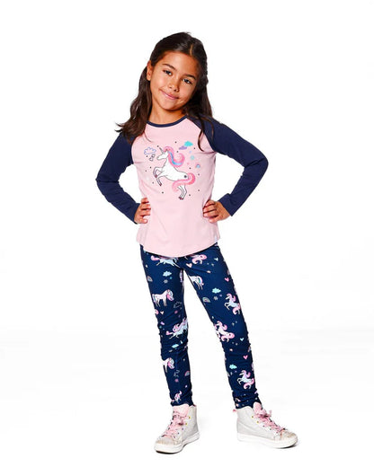 T-shirt raglan licorne H20Z70