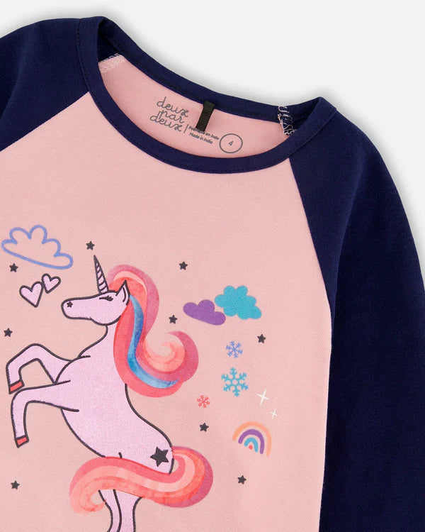 T-shirt raglan licorne H20Z70