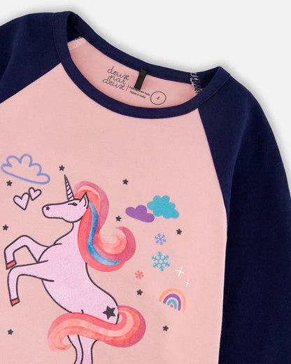 T-shirt raglan licorne H20Z70