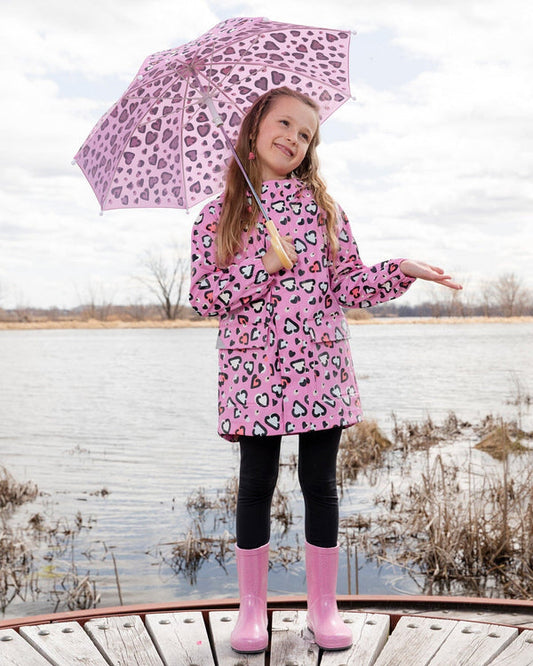Imperméable Rose à cœurs H30W50