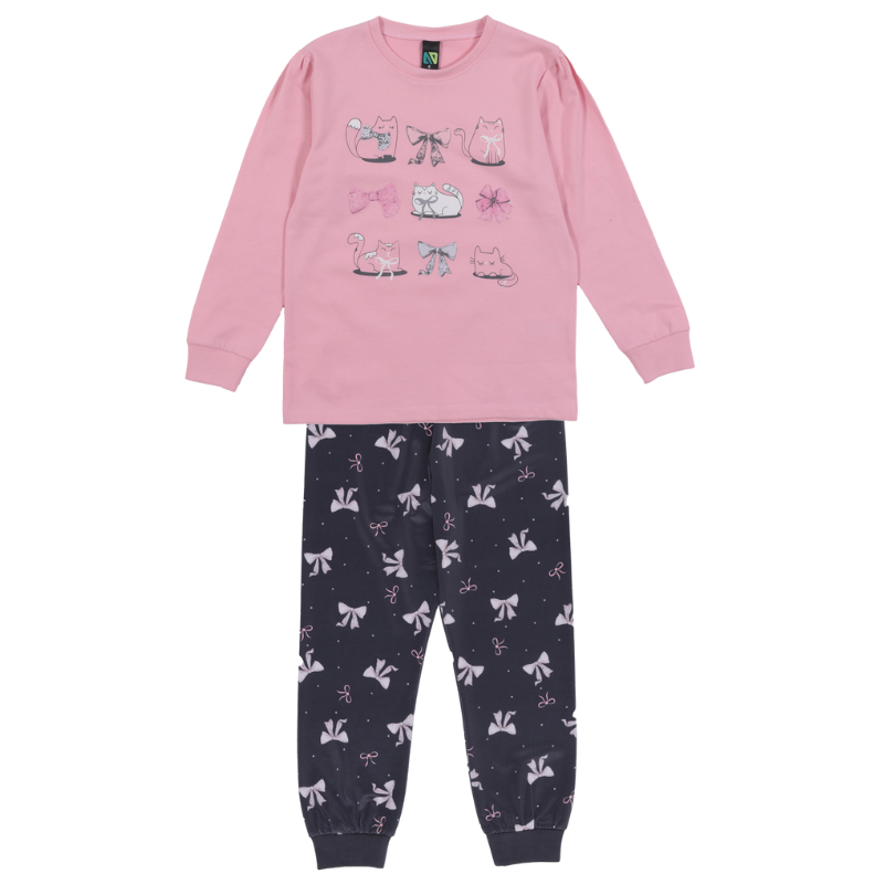 Pyjama Chats et boucles F25p58