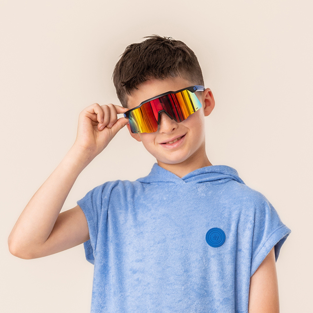 Lunette de soleil viper noire et bleu 6 ans+ BSG05