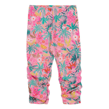 Boutique Petites Fleurs/Legging 3/4 à motif pinky pop Jungle asiatique S2402-02/ Nano collection