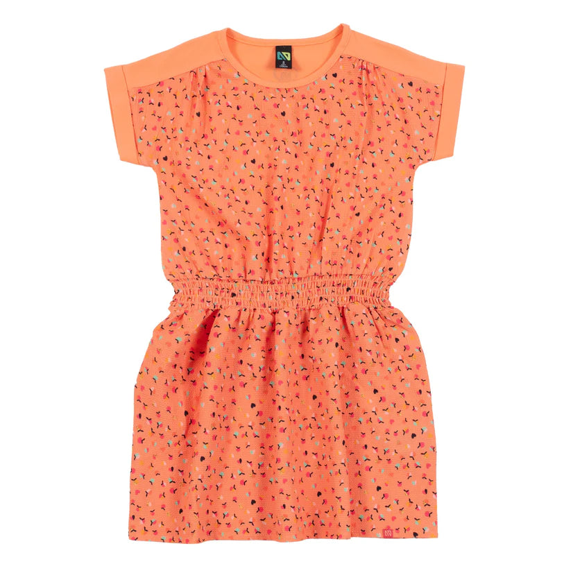 Boutique Petites Fleurs/ Robe Corail Pique-nique au soleil S2404-01/ Nano collection