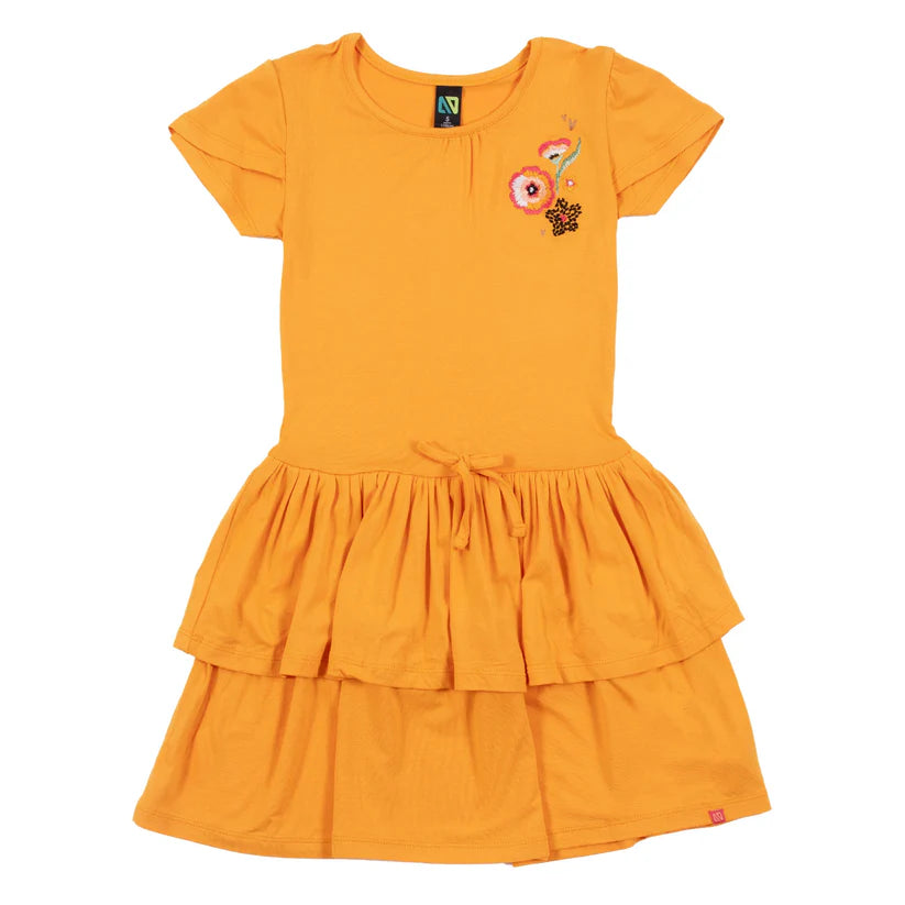 Robe mangue Pique-nique au soleil S2404-08