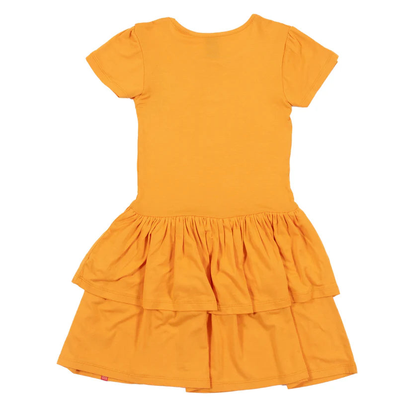 Robe mangue Pique-nique au soleil S2404-08