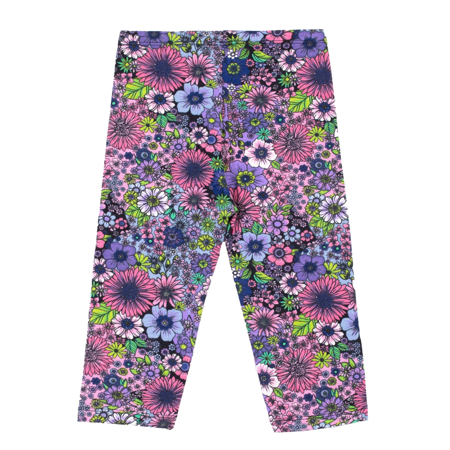 Boutique Petites Fleurs/ Legging 3/4 à motif fleuris Paix & amour S2406-07/ Nano collection