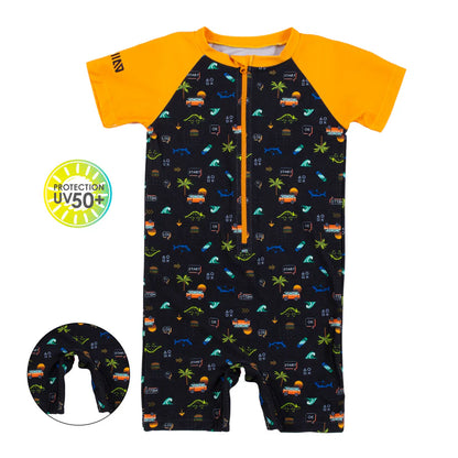 Combinaison maillot pour bébé Noire S24S311