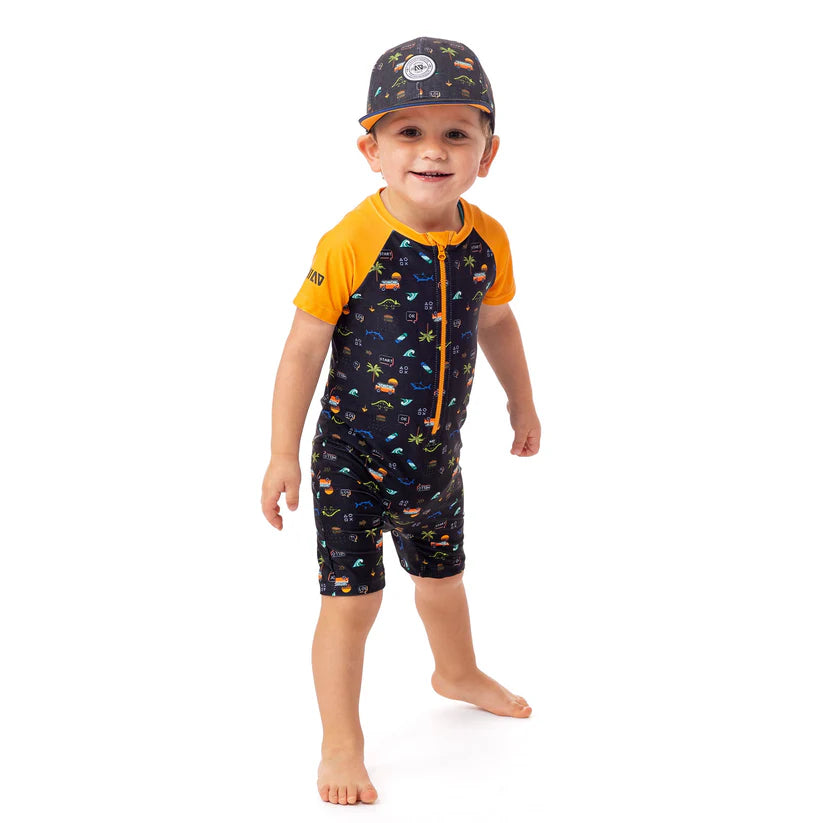 Combinaison maillot pour bébé Noire S24S311