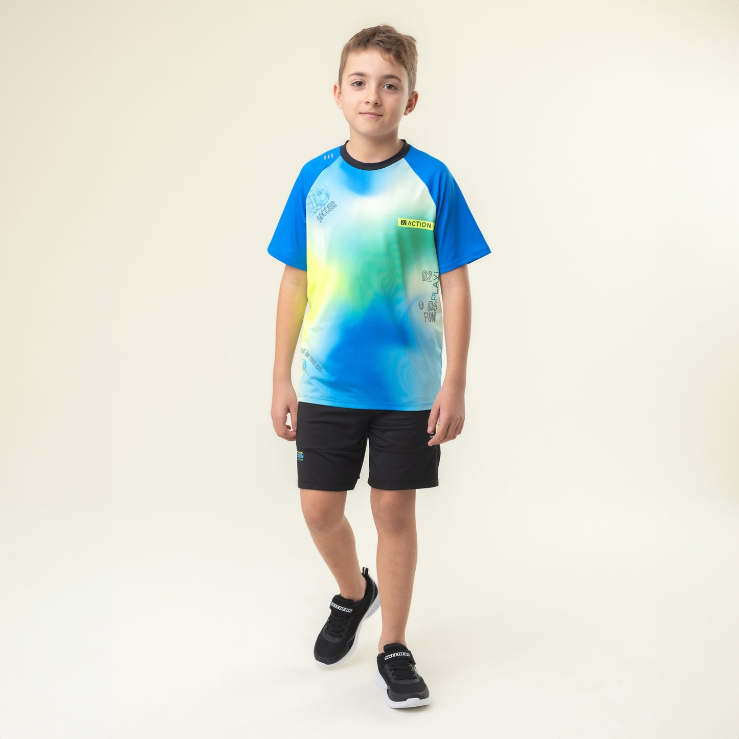 Boutique Petites Fleurs - T-shirt athlétique Sports galactiques S25A81-05 de Nano