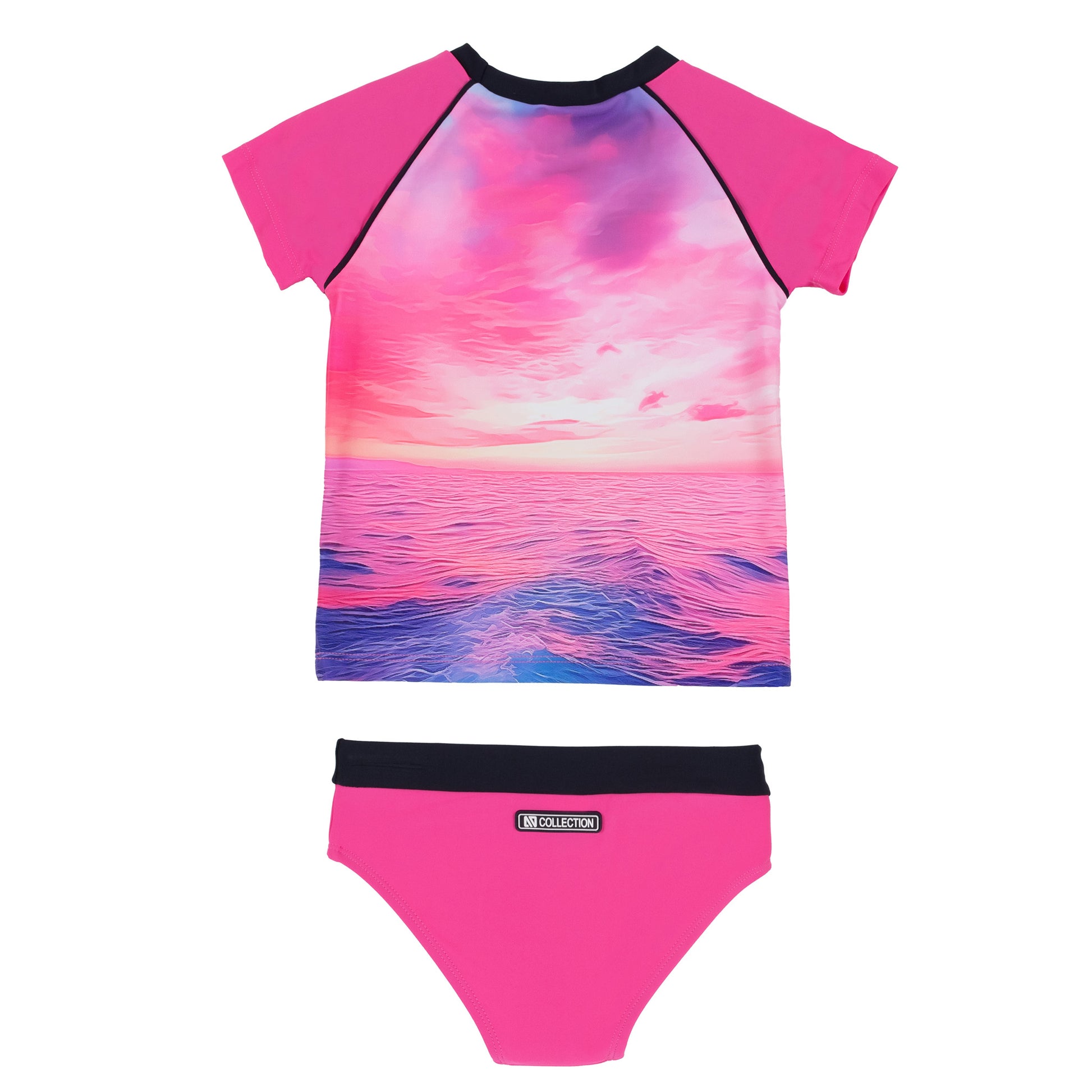 Boutique Petites Fleurs/ Maillot UV deux-pièces pour fillette Baleine S25S06/ Nano collection