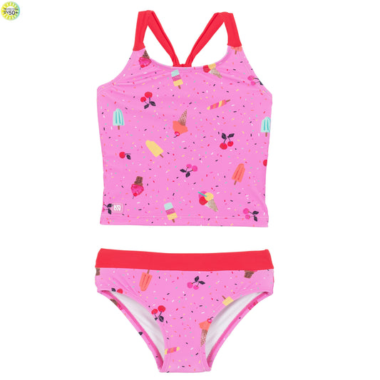 Tankini UV pour fillette Crèmerie S25S08-01 (à venir)