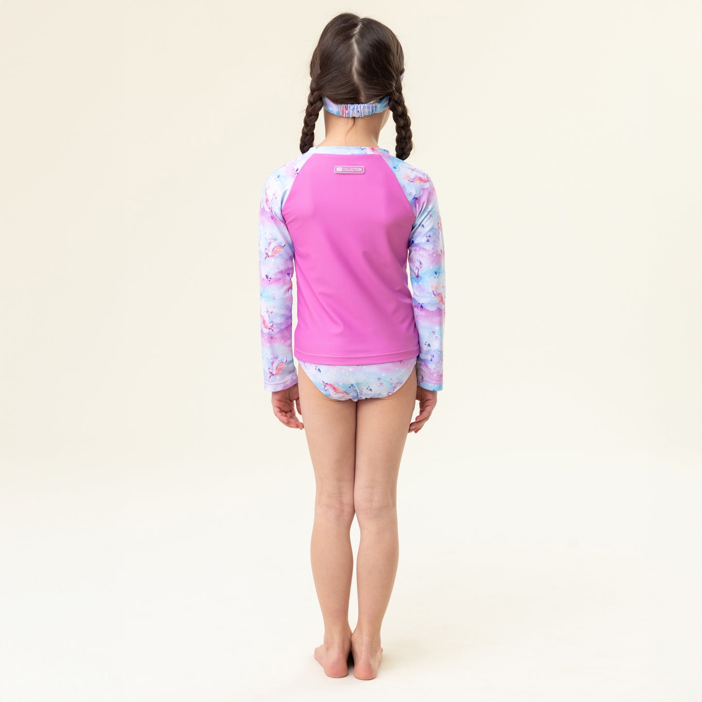 Boutique Petites Fleurs/ Maillot UV deux-pièces pour fillette Licorne S25S26/ Nano collection