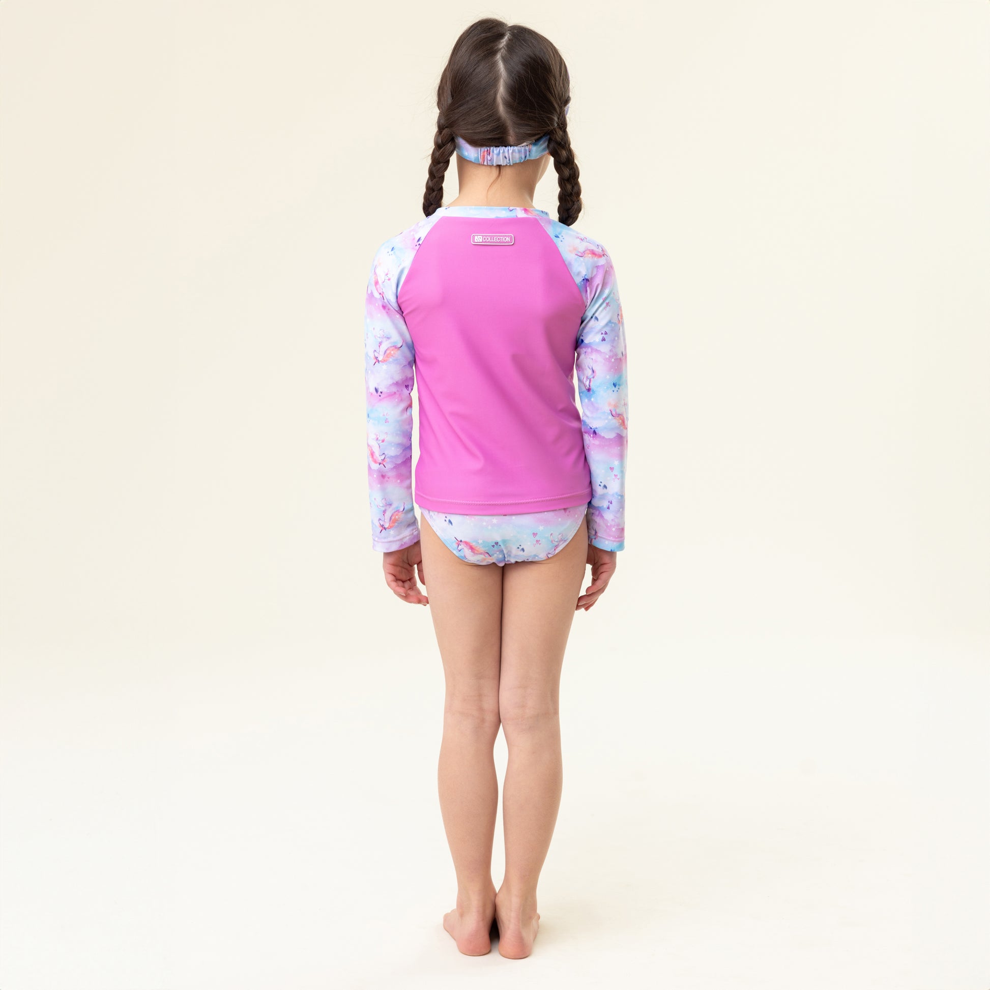 Boutique Petites Fleurs/ Maillot UV deux-pièces pour fillette Licorne S25S26/ Nano collection