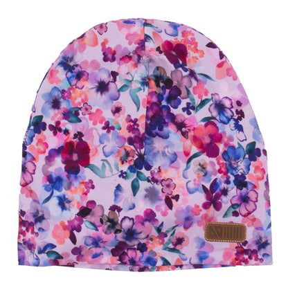 Tuque mi-saison lilas fleuris S25TUJ254 (à venir)