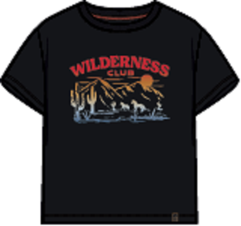 T-shirt Noir L'ouest sauvage S2603-03 (prévente)