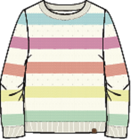 Chandail en tricot ALOHA S2604-08 (prévente)