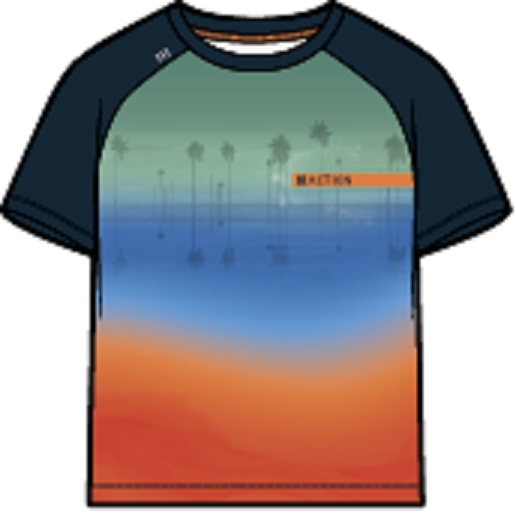 T-shirt Athlétique En Jeu - Game on Marine S26A81-05 (prévente)