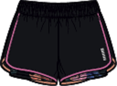 Short Athlétique Vitamine C  S26A82-05 (prévente)
