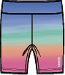 Short cycliste Athlétique Vitamine C  S26A82-07 (prévente)