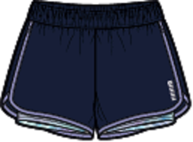 Short Athlétique Journée Active  S26A84-07 (prévente)