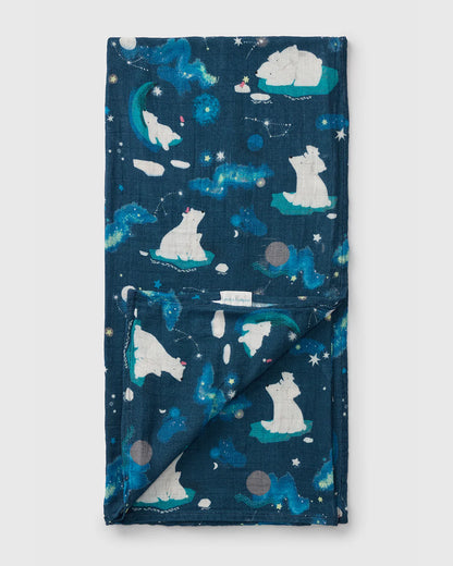 Mousseline Ours polaire - loulou lollipop