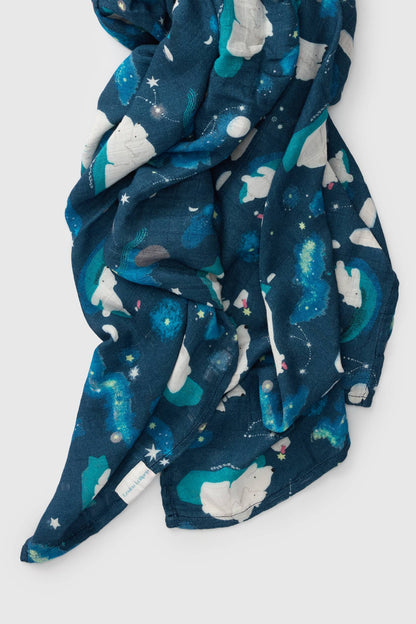 Mousseline Ours polaire - loulou lollipop