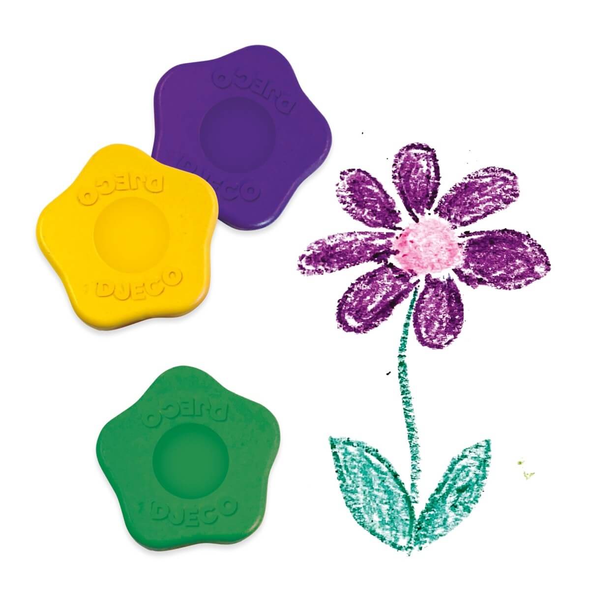 Boutique Petites Fleurs - 12 crayons fleurs djeco