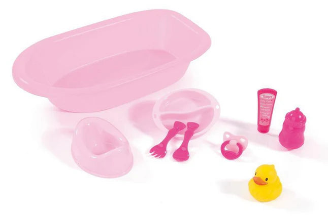 Ensemble de bain avec 8 accessoires pour poupées - Bayer