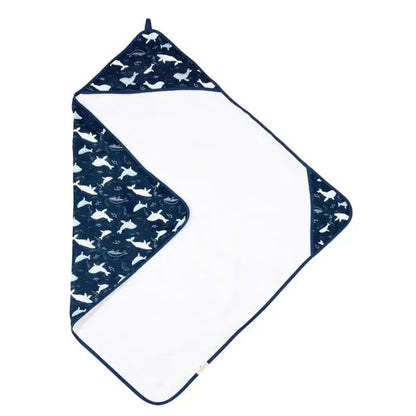 Ensemble Serviette à Capuchon - Requins - loulou lollipop