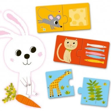 Boutique Petites Fleurs - Puzzle-duo À table Djeco