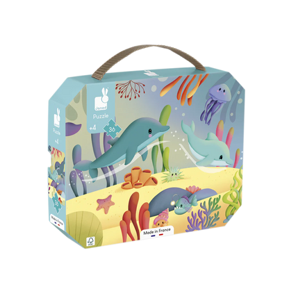 Casse-tête - Animaux marins (36 mcx) de Janod