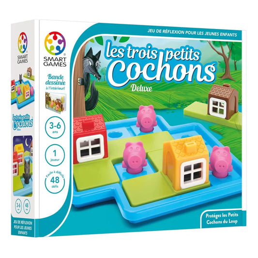 Boutique Petites Fleurs - Les 3 petits cochons Deluxe - Smart Games