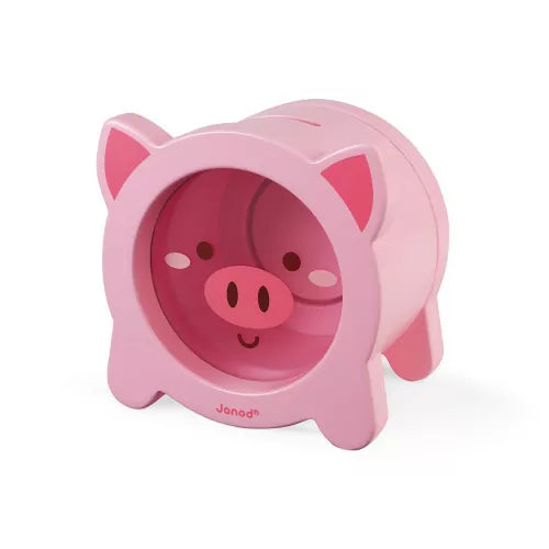 Boutique Petites Fleurs - Tirelire Cochon (en bois) de Janod