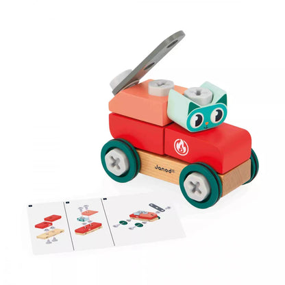 Boutique Petites Fleurs - Voiture Chat  Brico'kids à Construire Janod