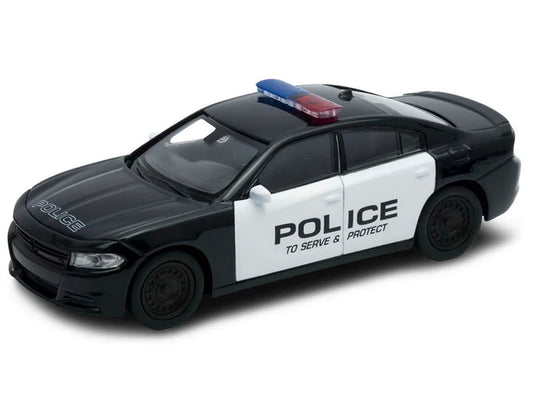 Boutique Petites Fleurs /  Voiture de police Dodge Charger Pursuit 2016 noire / Welly