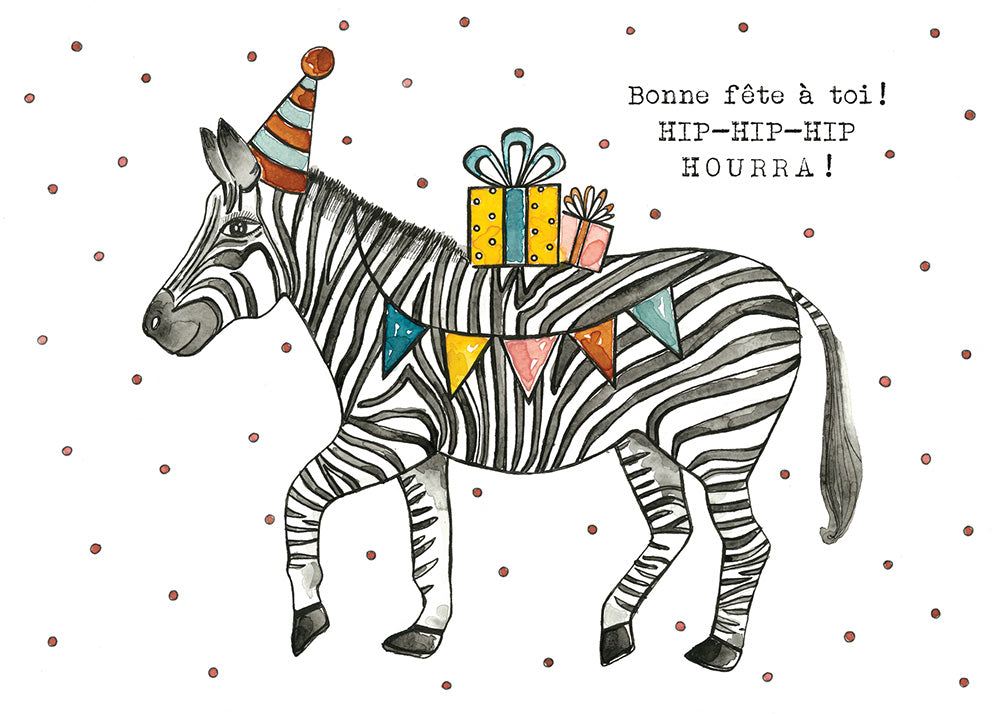 Carte de souhait  Anniversaire  Modèle Zack