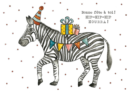 Carte de souhait  Anniversaire  Modèle Zack