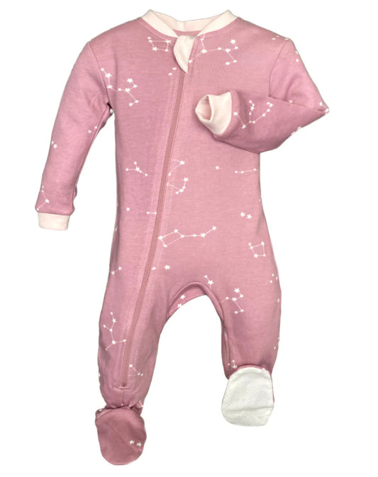 Boutique petites fleurs - Pyjama pour bébé et prématuré Galaxie rose  - Zippyjamz