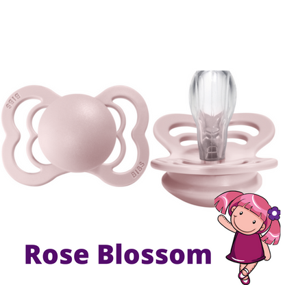 Suce Bibs Suprême Rose Blossom 0-6 mois