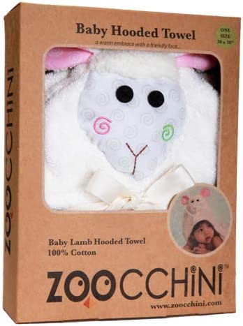 Boutique Petites Fleurs / Serviette éponge Mouton pour bébé / ZOOCCHINI