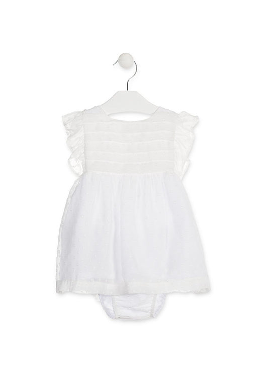 Robe de voilage Blanche 918-7791