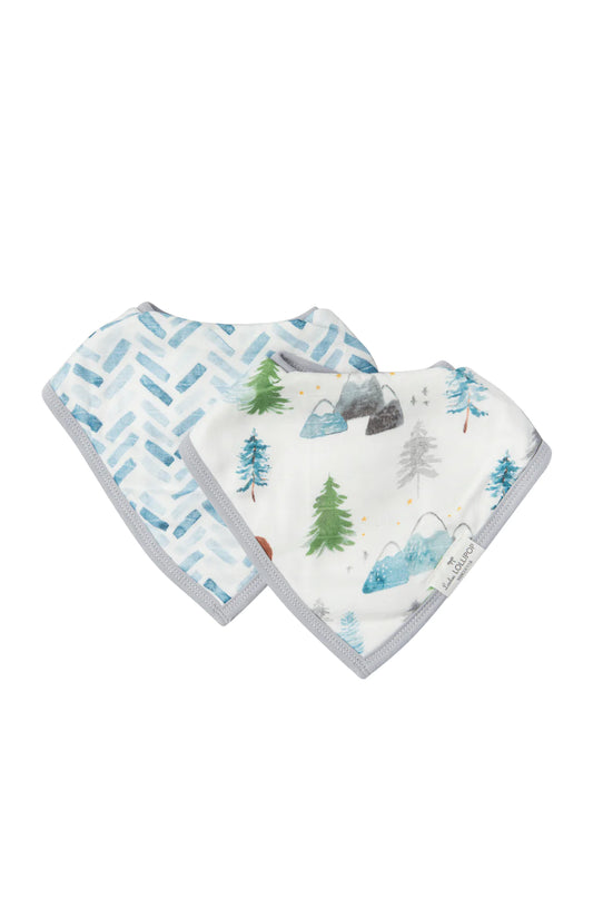 Bavoirs Bandana Mousseline Paquet de 2 - adventure Begins