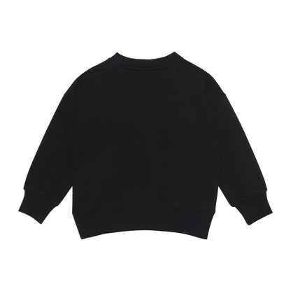 Boutique Petites Fleurs - Sweatshirt en molleton français noir E30U30 - Deux par Deux
